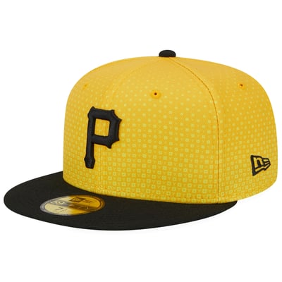  Pittsburgh Pirates New Era 2023 City Connect 59FIFTY Fitted Hat - Gold/Black