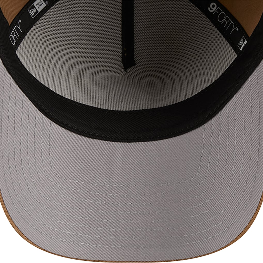 Pittsburgh Pirates New Era A-Frame 9FORTY Adjustable Hat - Khaki