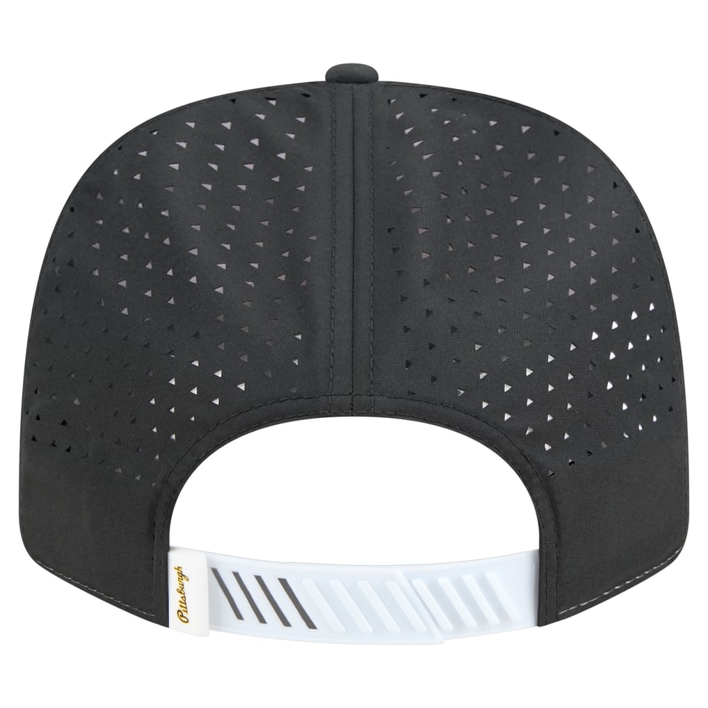 Pittsburgh Pirates New Era Established Patch 9SEVENTY Adjustable Hat - White/Black