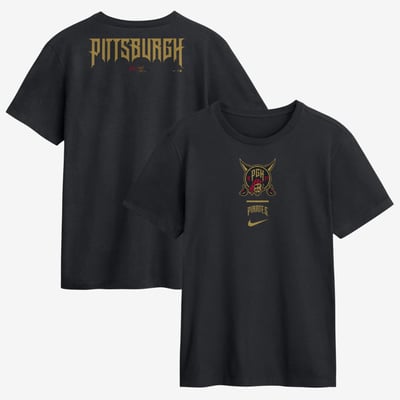 Pittsburgh Pirates Nike 2026 City Connect 2-Hit T-Shirt - Black