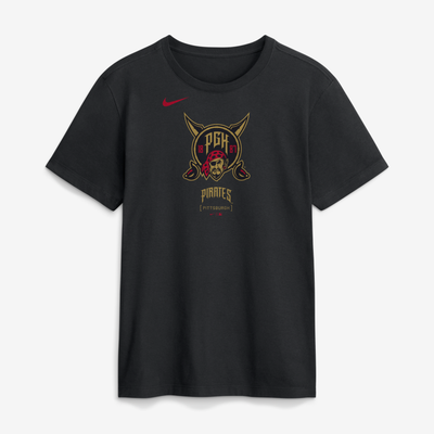 Pittsburgh Pirates Nike 2026 City Connect Large Logo T-Shirt - Black