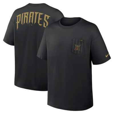 Pittsburgh Pirates Nike City Connect Max90 Pocket T-Shirt - Black