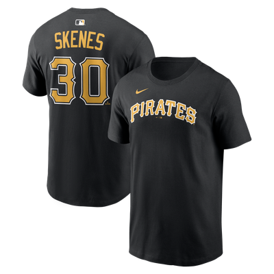 Paul Skenes Pittsburgh Pirates Nike Name & Number T-Shirt - Black