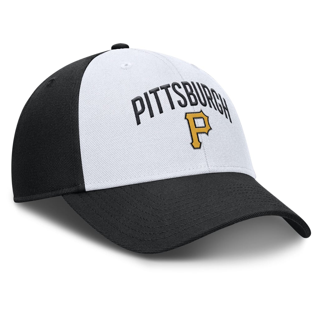 Pittsburgh Pirates Nike Club Performance Adjustable Hat - White/Black
