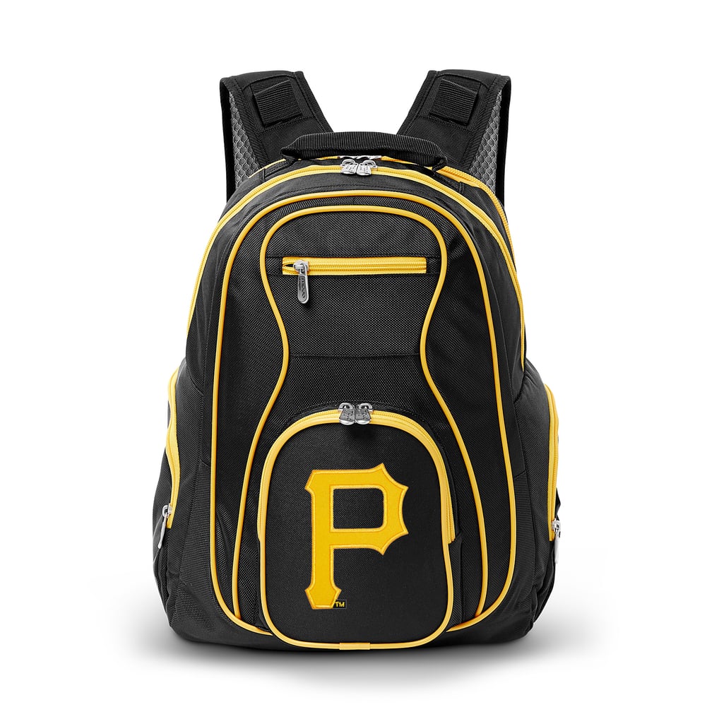 Pittsburgh Pirates MOJO Trim Color Laptop Backpack - Black