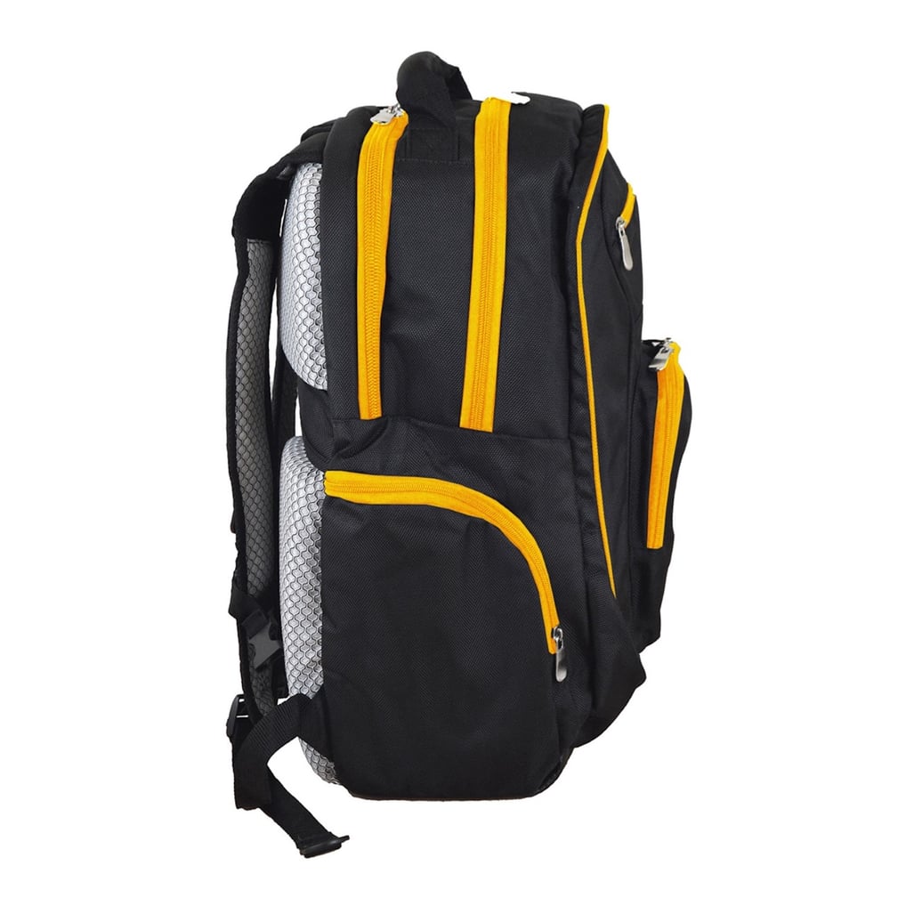 Pittsburgh Pirates MOJO Trim Color Laptop Backpack - Black
