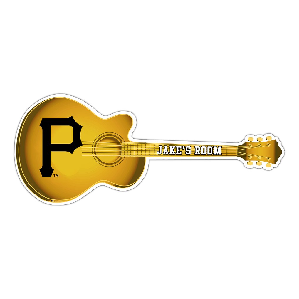 Pittsburgh Pirates 24" Customizable Guitar Sign