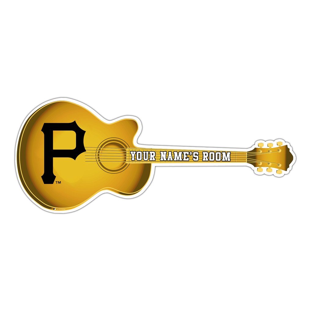 Pittsburgh Pirates 24" Customizable Guitar Sign