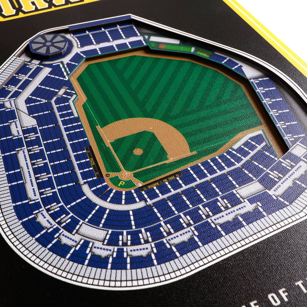 Pittsburgh Pirates 8'' x 32'' 3D StadiumView Banner