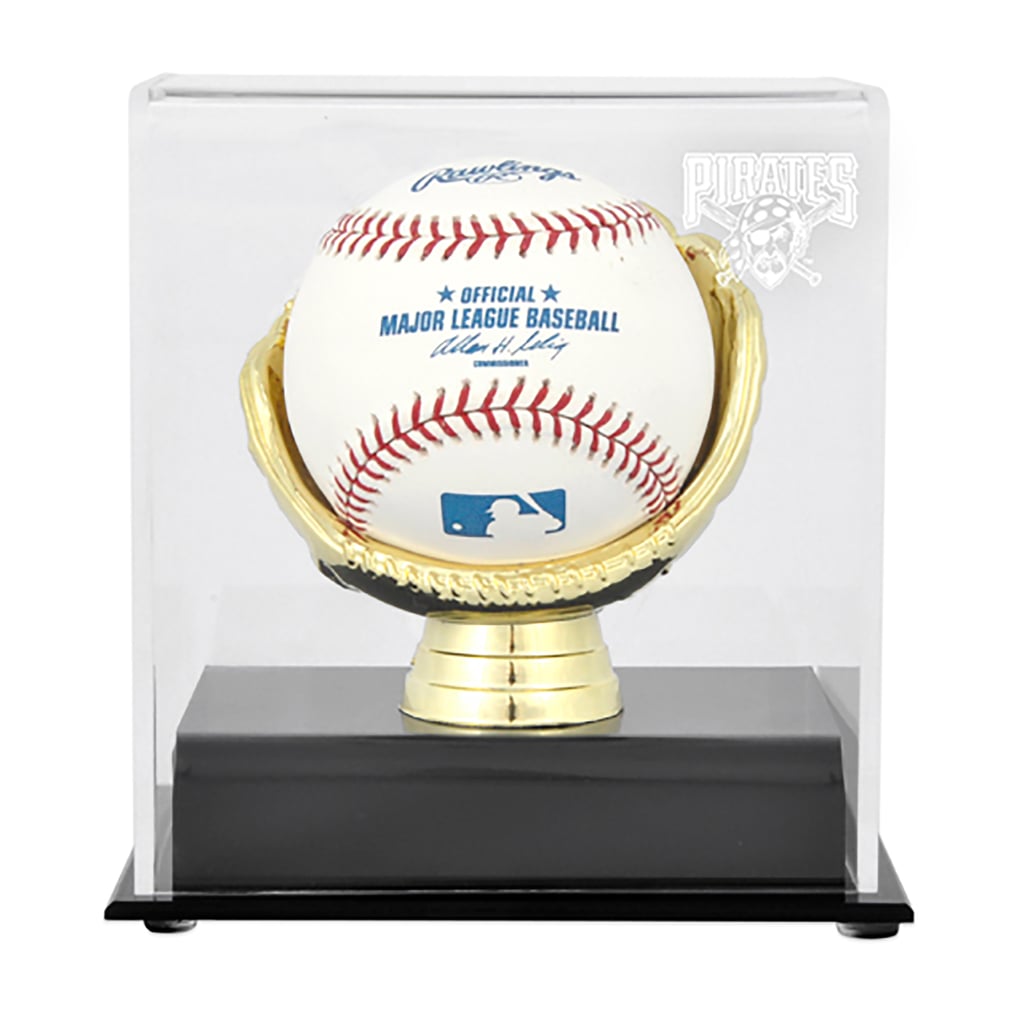 Pittsburgh Pirates Fanatics Authentic Gold Glove Single Baseball Logo Display Case