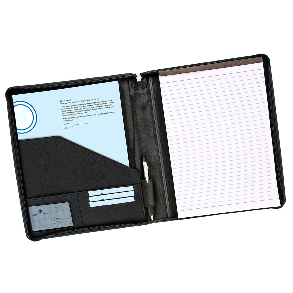 Pittsburgh Pirates Zippered Leather Portfolio
