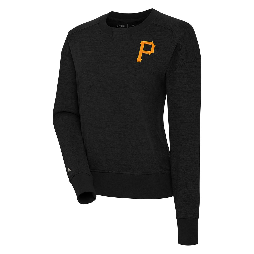 Pittsburgh Pirates Antigua Women's Forward Fleece Pullover Sweatshirt - Black