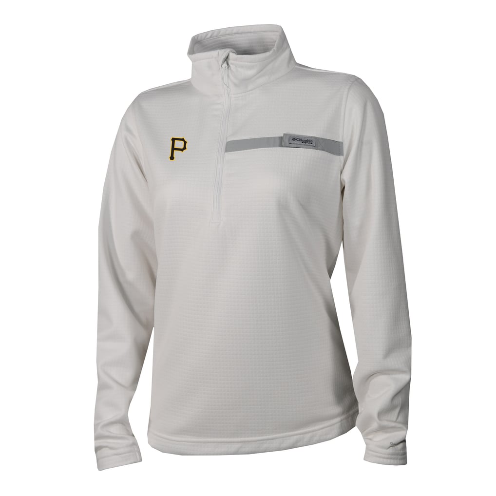Pittsburgh Pirates Columbia Women's Skiff Guide Fleece Half-Zip Pullover Jacket - White