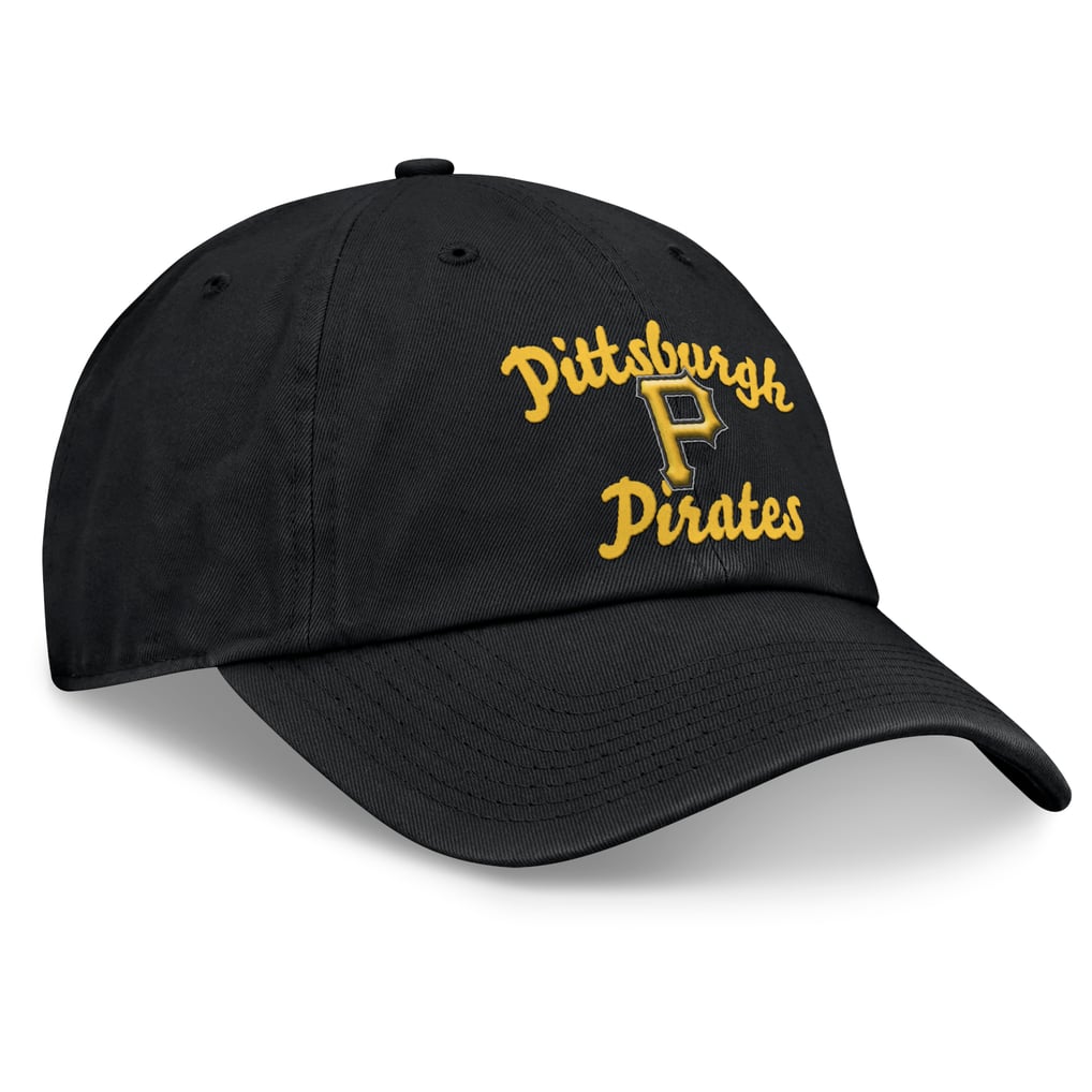 Pittsburgh Pirates Fanatics Women's Fundamental Script Logo Adjustable Hat - Black