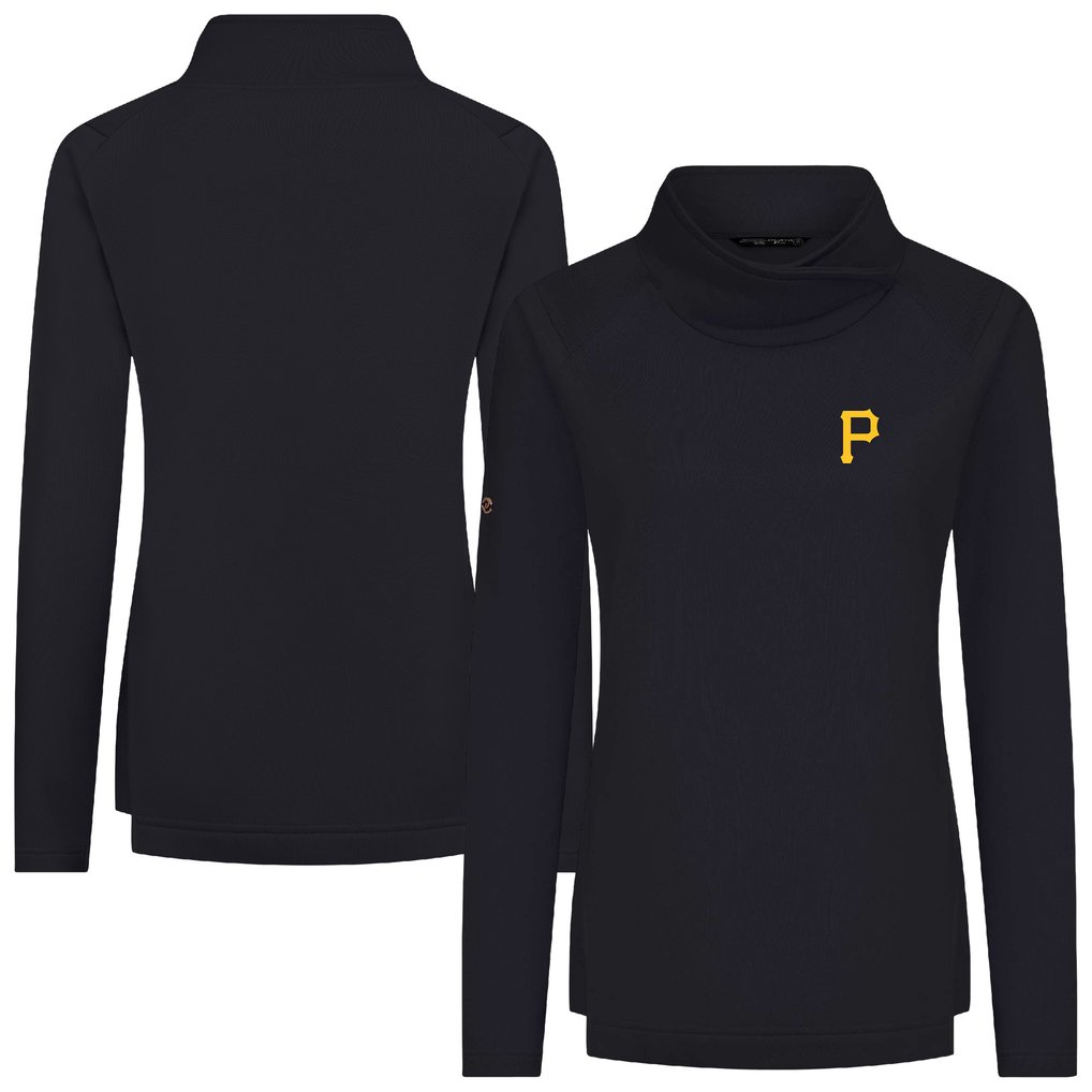 Pittsburgh Pirates Levelwear Women's Advance Insignia 2.0 Raglan Pullover - Black