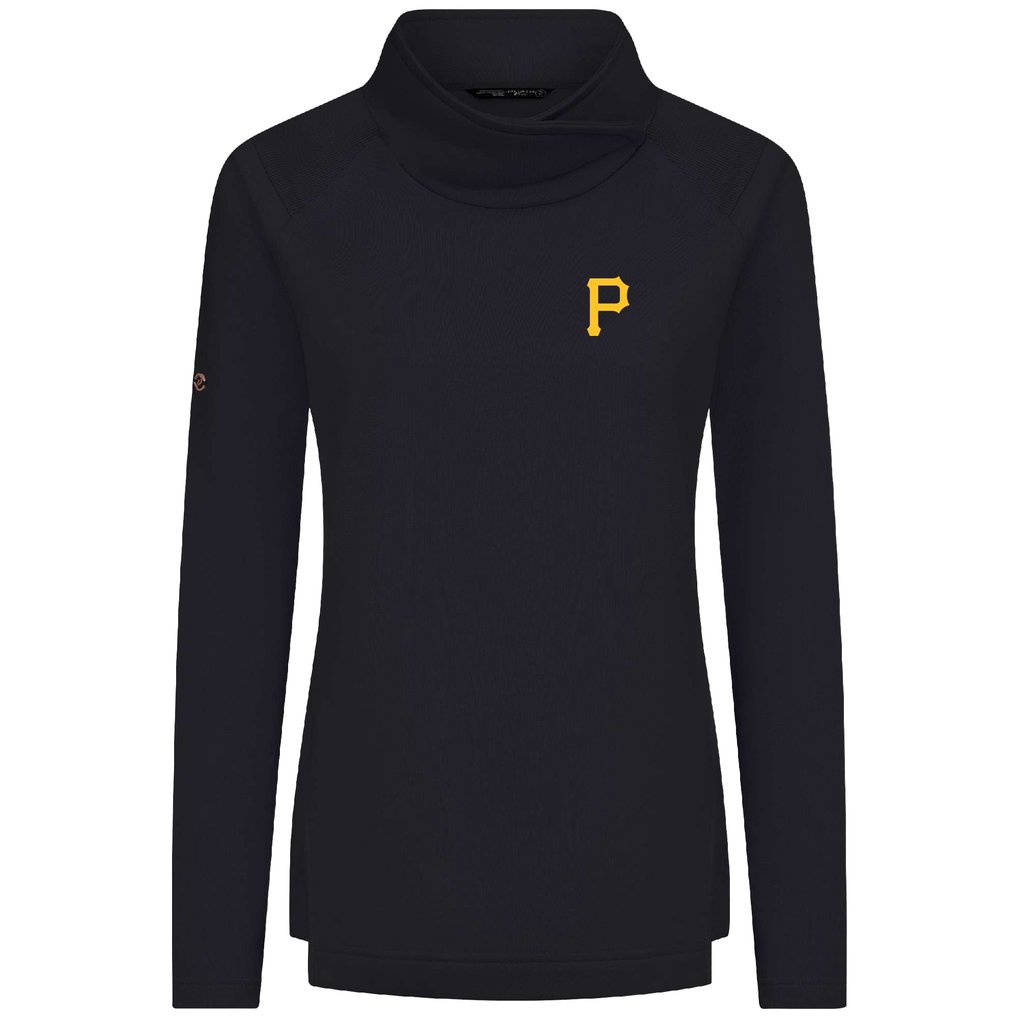 Pittsburgh Pirates Levelwear Women's Advance Insignia 2.0 Raglan Pullover - Black