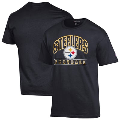  Pittsburgh Steelers Champion Football T-Shirt - Black
