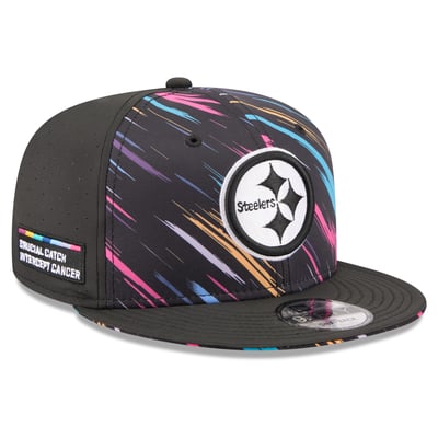 Pittsburgh Steelers New Era 2026 NFL Crucial Catch 9FIFTY Snapback Hat - Black