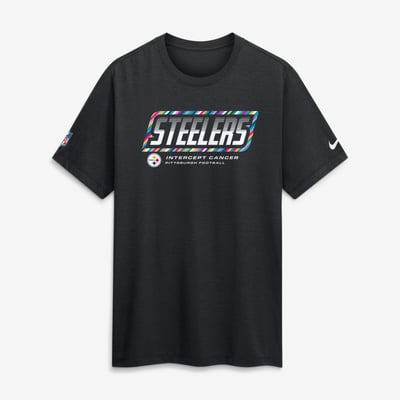 Pittsburgh Steelers Nike 2026 NFL Crucial Catch Tri-Blend Dri-FIT T-Shirt - Black