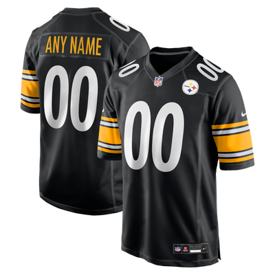 Pittsburgh Steelers Nike Custom Game Jersey - Black
