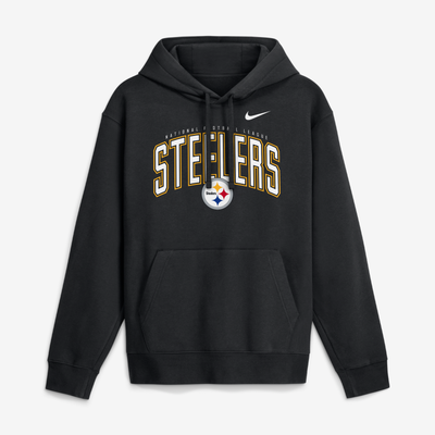 Pittsburgh Steelers Nike Expect Victory Club Fleece Pullover Hoodie - Black
