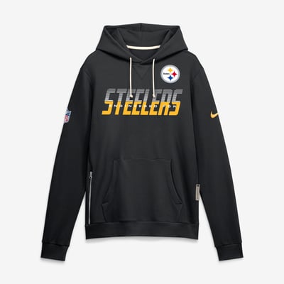 Pittsburgh Steelers Nike Sideline Standard Issue Top Prospect Dri-FIT Hoodie - Black