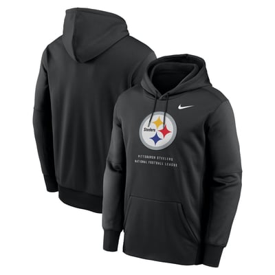 Pittsburgh Steelers Nike Toss Sweep Therma-FIT Hoodie - Black