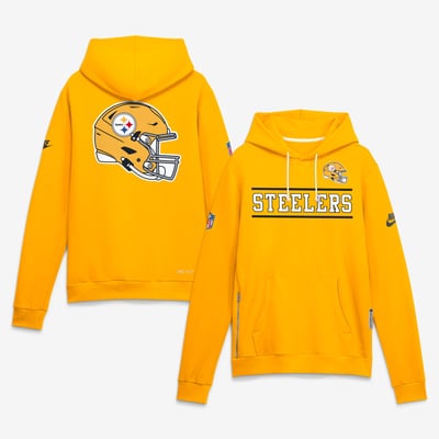 Pittsburgh Steelers Nike Standard Issue Replay Officials Alternate Dri-FIT Hoodie - Gold