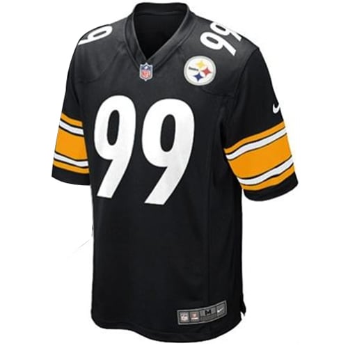 Nike Brett Keisel Pittsburgh Steelers Youth Game Jersey - Black