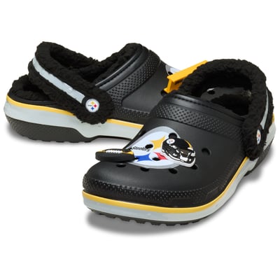 Pittsburgh Steelers Crocs Unisex Classic Lined Clog