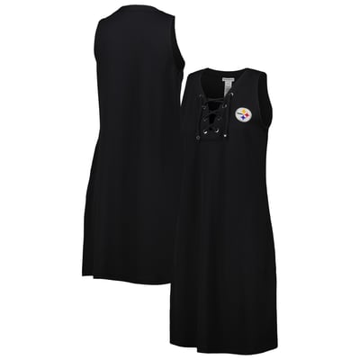 Pittsburgh Steelers Tommy Bahama Women's Island Cays Lace-Up Dress - Black