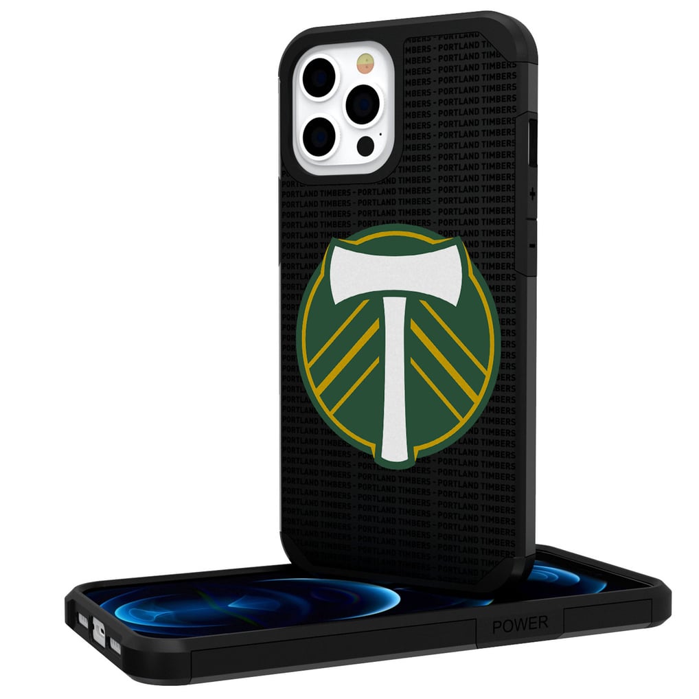 Portland Timbers iPhone Text Backdrop Rugged Case