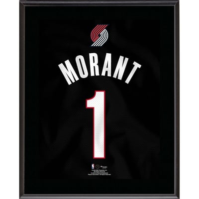 Ja Morant Portland Trail Blazers Fanatics Authentic 10.5" x 13" Jersey Number Sublimated Player Plaque