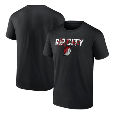 Portland Trail Blazers Tip-Off T-Shirt - Black