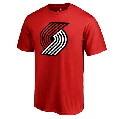 Portland Trail Blazers Primary Logo T-Shirt - Red