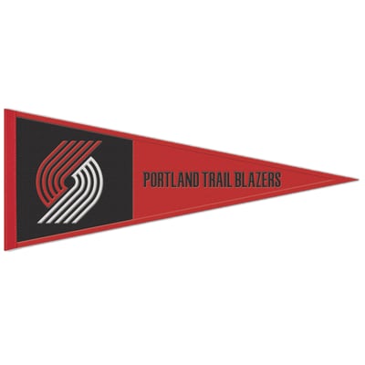 Portland Trail Blazers WinCraft 13" x 32" Wool Primary Logo Pennant
