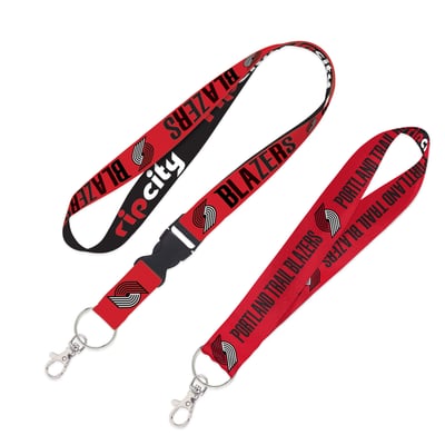 Portland Trail Blazers WinCraft 2-Pack Lanyard with Detachable Buckle & Key Strap Set