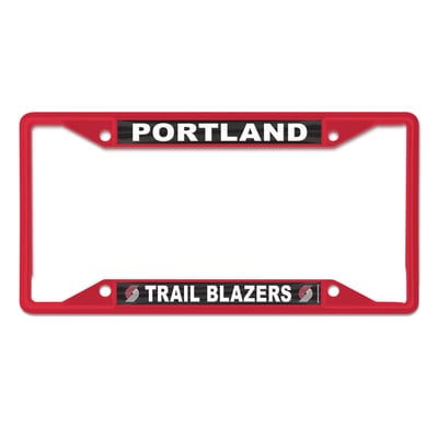 Portland Trail Blazers WinCraft Chrome Color License Plate Frame