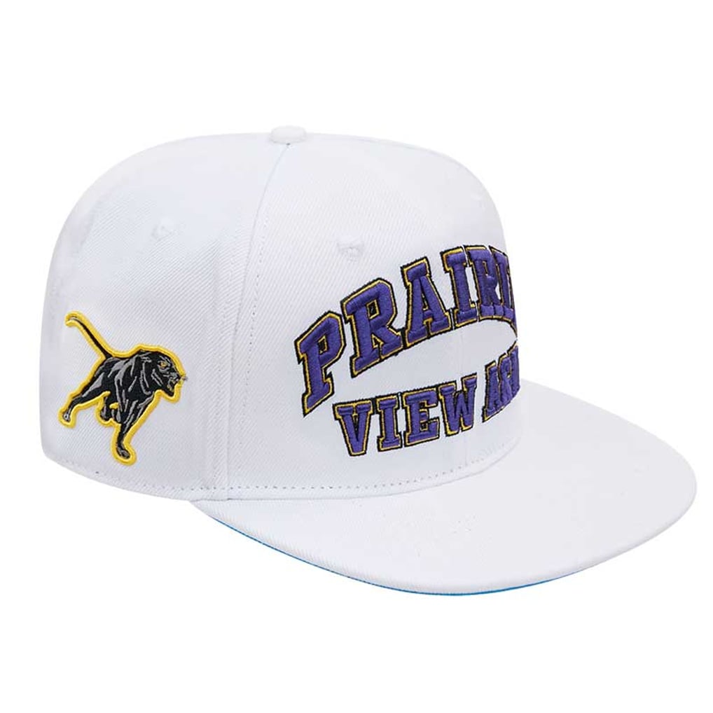 Prairie View A&M Panthers Pro Standard Wool Snapback Hat - White
