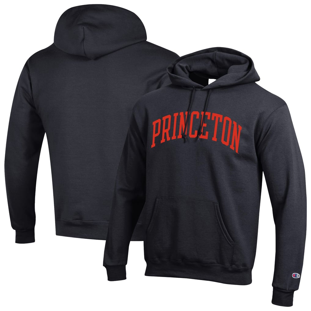  Princeton Tigers Champion Basic Arch Fleece Pullover Hoodie - Black