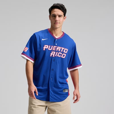 Puerto Rico Baseball Nike 2026 World Baseball Classic Road Stadium Jersey - Royal