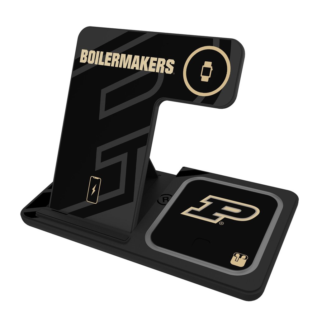 Purdue Boilermakers Keyscaper 3-In-1 Wireless Charger