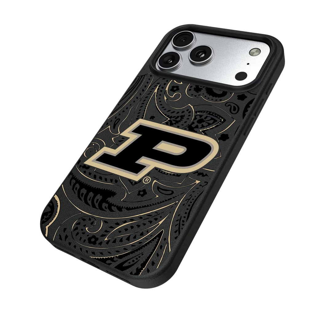 Keyscaper Purdue Boilermakers Paisley iPhone Magnetic Bump Case