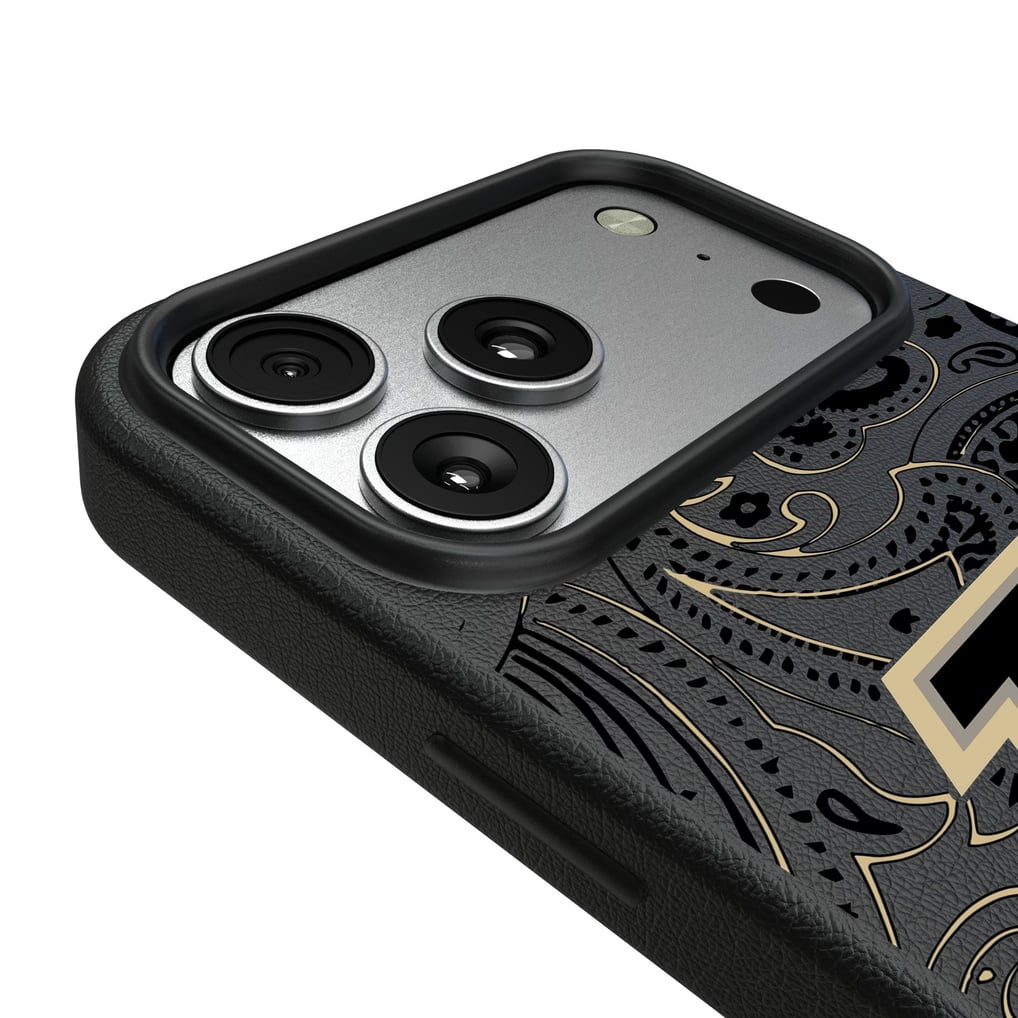 Keyscaper Purdue Boilermakers Paisley iPhone Magnetic Bump Case