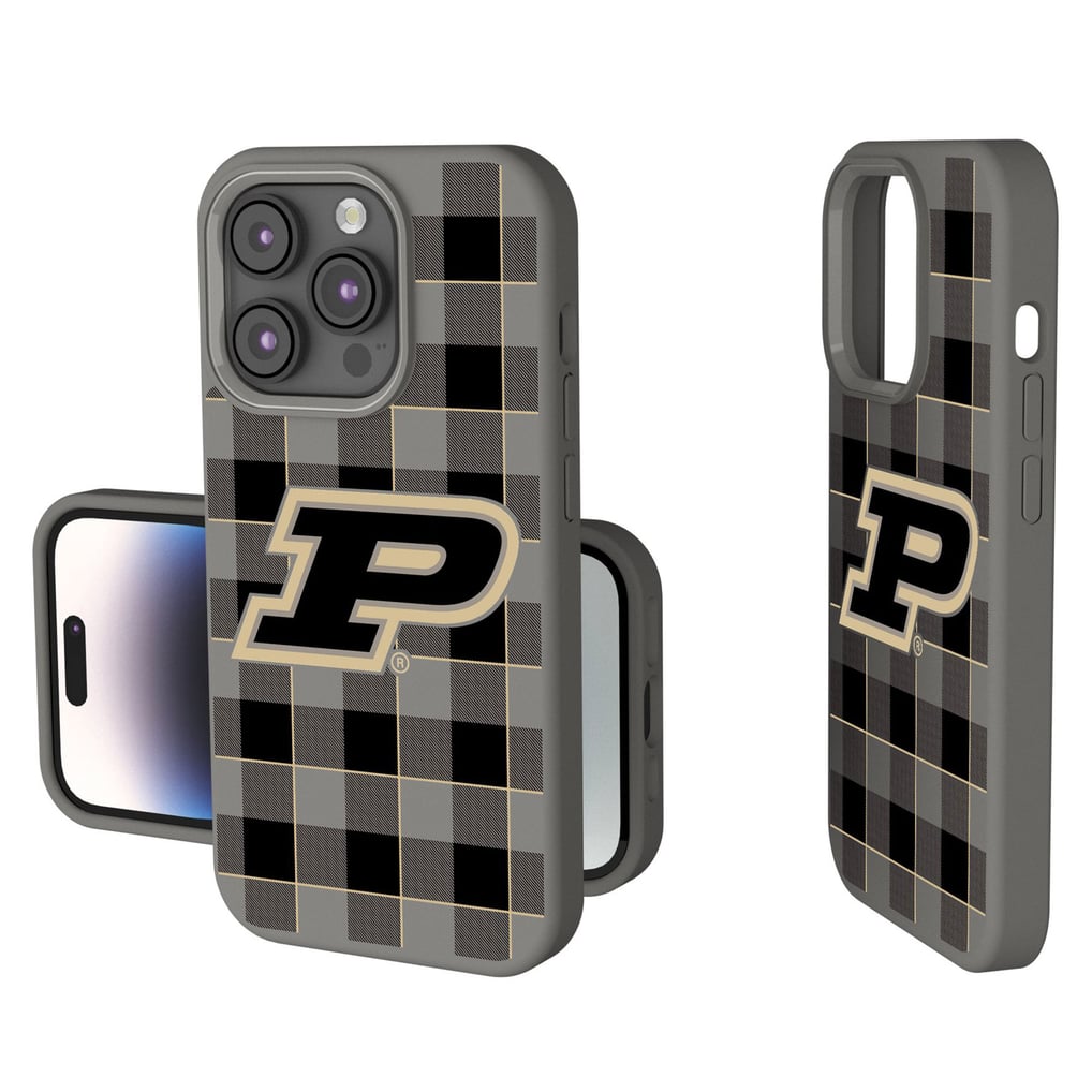 Purdue Boilermakers Keyscaper Plaid Soft Touch iPhone Case