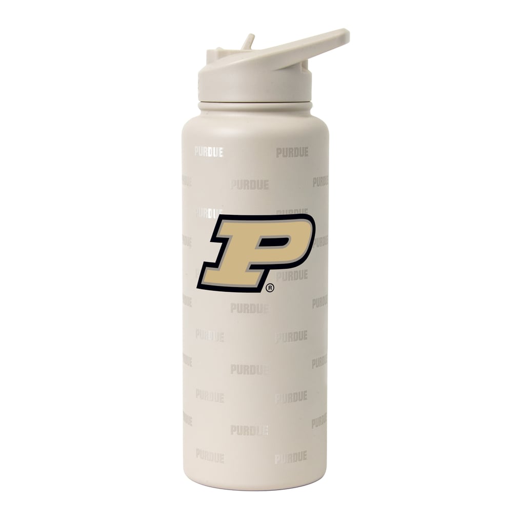 Purdue Boilermakers Logo Brands 34oz. Sand Ghost Quencher Bottle