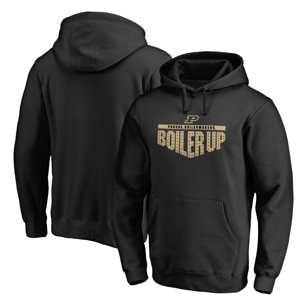 Purdue Boilermakers Logo Hometown Collection Pullover Hoodie - Black