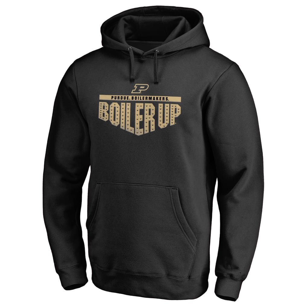 Purdue Boilermakers Logo Hometown Collection Pullover Hoodie - Black