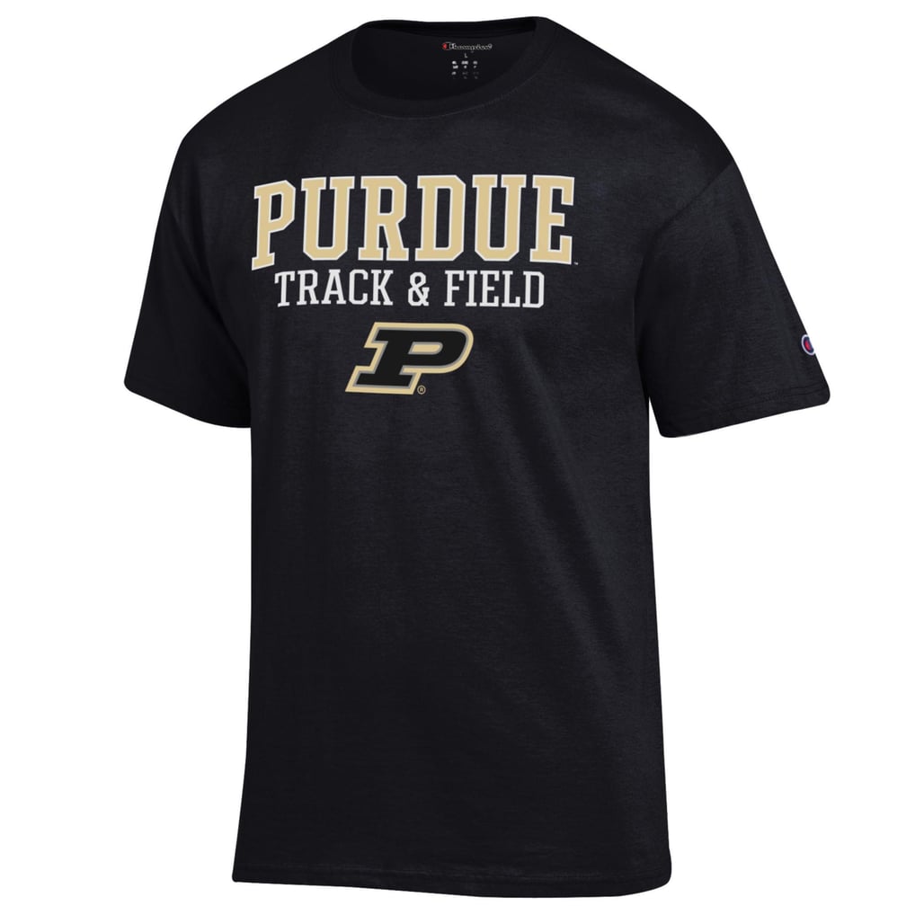  Purdue Boilermakers Champion Track & Field Stack T-Shirt - Black