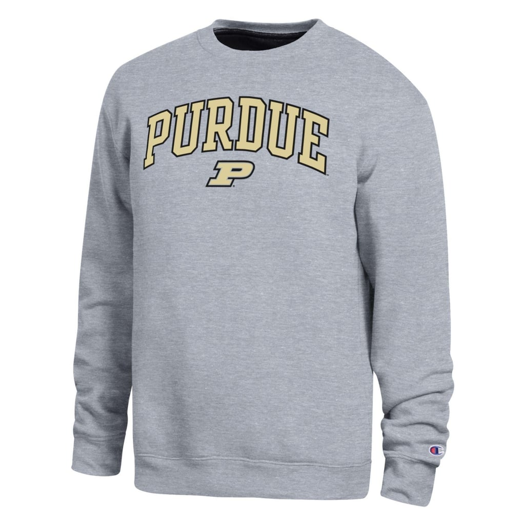  Purdue Boilermakers Champion Arch Sweatshirt - Heather Gray